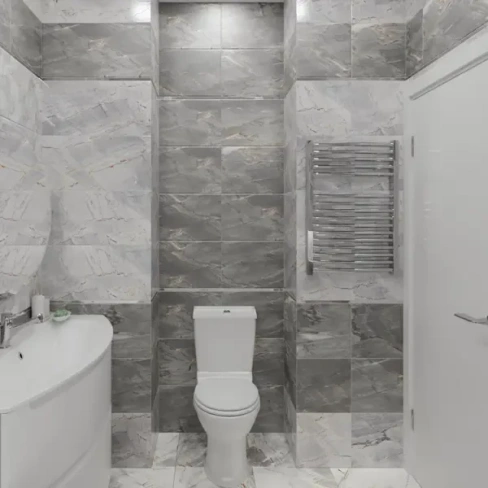 488700378 Плитка настенная Strict Dark 30x60 см 1.62 м² цвет темно-серый