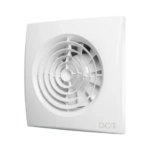 Вентилятор осевой вытяжной Diciti Aura 4C D100 мм 25 дБ 90 м3/ч обратный клапан цвет белый DICITI AURA