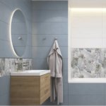 Плитка настенная Cersanit Taormina 25X75 см 1.125 м² цвет голубой CERSANIT Taormina настенная плитка