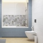 Плитка настенная Cersanit Taormina 25X75 см 1.125 м² цвет белый CERSANIT Taormina настенная плитка