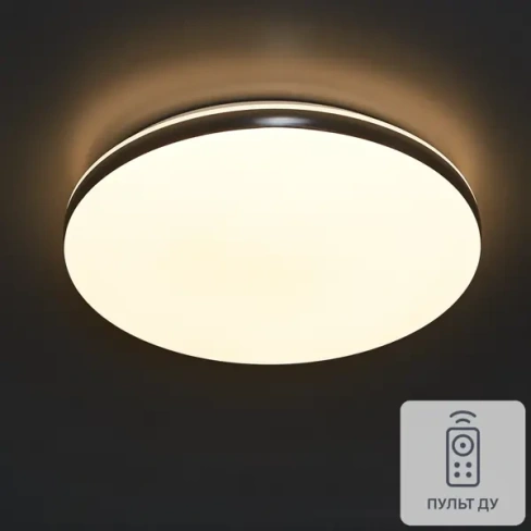 Светильник настенно-потолочный Сонекс Tan LED 48W ø 390 цвет хром Smart СОНЕКС 7600/DL Св-ник LED 48W ДУ RINGO