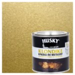 Краска по металлу Husky Klondike глянцевая цвет золото 0.25 л RAL 1036 HUSKY