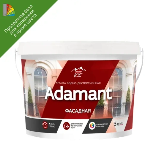 Краска фасадная Adamant 5 л база C