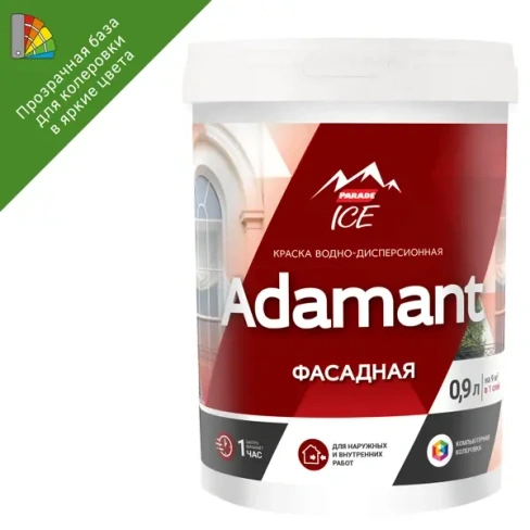Краска фасадная Adamant 0.9 л база C