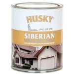 Краска по дереву Husky Siberian акриловая цвет белый база А 0.9 л HUSKY
