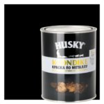 Краска по металлу Husky Klondike матовая цвет черный 0.9 л RAL 9005 HUSKY