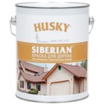 Краска по дереву Husky Siberian акриловая цвет белый база А 2.7 л HUSKY