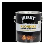 Краска по металлу Husky Klondike матовая цвет черный 2.5 л RAL 9005 HUSKY