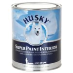 Краска интерьерная Husky Super Paint Int цвет белый 0.9 л HUSKY