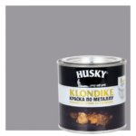 Краска по металлу Husky Klondike глянцевая цвет светло-серый 0.25 л RAL 7004 HUSKY