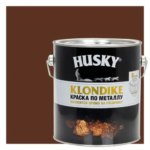 Краска по металлу Husky Klondike глянцевая цвет коричневый 2.5 л RAL 8017 HUSKY