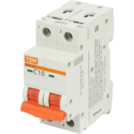 Автоматический выключатель Tdm Electric ВА47-60 2P C10 А 6 кА SQ0223-0091 TDM ELECTRIC