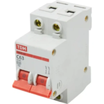 Автоматический выключатель TDM Electric ВА47-63 2P C63 А 4.5 кА SQ0218-0016 TDM ELECTRIC