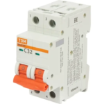 Автоматический выключатель TDM Electric ВА47-60 2P C32 А 6 кА SQ0223-0096 TDM ELECTRIC