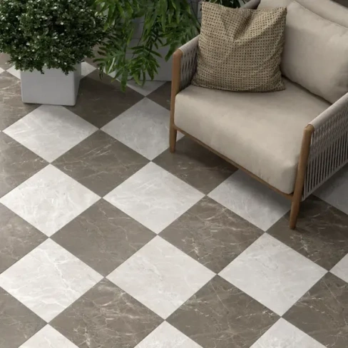Керамогранит Kerama Marazzi Феррара 40.2x40.2 см 1.62 м² цвет серый KERAMA MARAZZI SG171700N Феррара