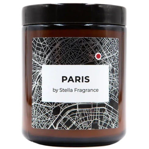 Свеча ароматическая Stella Fragrance Paris 250 г STELLA FRAGRANCE СВЕЧА АРОМАТИЧЕСКАЯ PARIS