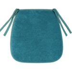 Галета для стула Linen Way Цитус 38/27x40x3 см цвет бирюзовый LINEN WAY Галета Природный