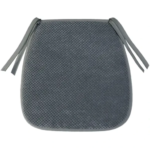 Галета для стула Linen Way Цитус 38/27x40x3 см цвет графит LINEN WAY Галета Природный