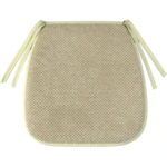 Галета для стула Linen Way Цитус 38/27x40x3 см цвет бежевый LINEN WAY Галета Природный