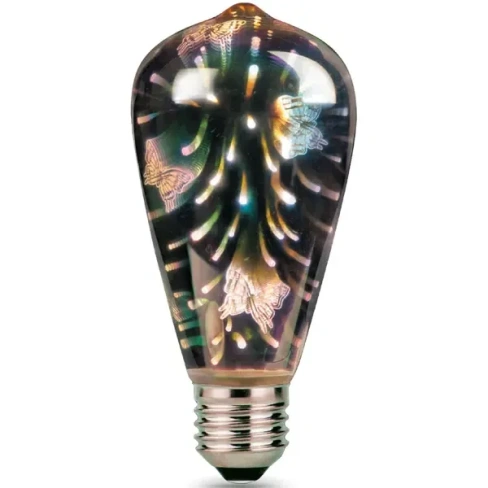 488709982 Лампа светодиодная Gauss Filament ST64 Е27 4 Вт Butterfly-3D GAUSS