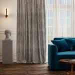 Штора на ленте Джела 200x280 см цвет кремовый MIAMOZA MIAMOZA