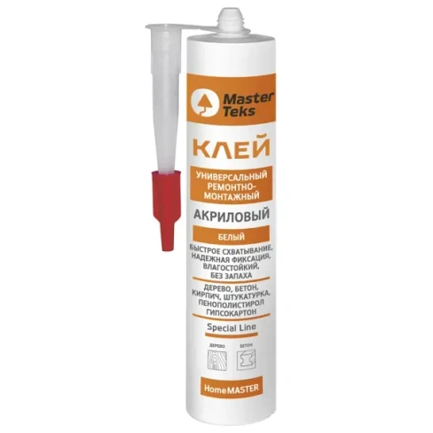 Клей акриловый Masterteks ремонтно-монтажный 400 г MASTERTEKS