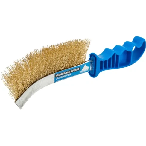 Щетка по металлу Vertextools пластиковая ручка 245 мм VERTEXTOOLS ЩЕТКА ПО МЕТАЛЛУ С ПЛ. РУЧ.VERTEXTOOLS