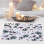 Салфетка 30x45 см Птицы-1 зеленая REMILING HOUSEHOLD