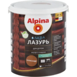 Лазурь Alpina акриловая палисандр 2.5 л ALPINA Аква Лазурь для дерева