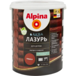 Лазурь Alpina акриловая рябина 0.9 л ALPINA Аква Лазурь для дерева