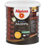Лазурь Alpina акриловая сосна 2.5 л ALPINA Аква Лазурь для дерева