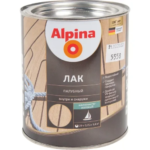 Лак палубный Alpina шелково-матовый 0.75 л ALPINA Лак палубный шелковисто-матовый