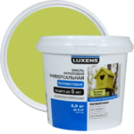 Эмаль Luxens акриловая цвет зеленое яблоко 0.9 кг LUXENS нет