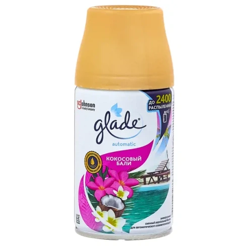 Сменный баллон Glade Кокосовый Бали 269 мл GLADE Base aerosol