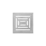 Трап для душа Trend комбинированный затвор 100x100 мм пластик/нержавеющая сталь BERGES Trend Uno