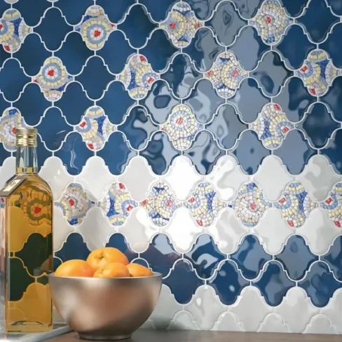 Декор настенный Kerama Marazzi Majolica Gaudi 6.5x6.5 см разноцветный KERAMA MARAZZI OPA17165000 Арабески