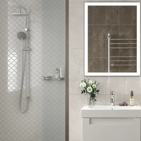 Мозаика Kerama Marazzi Arabesques Majolica 26x30 см цвет серый KERAMA MARAZZI 65011L Арабески