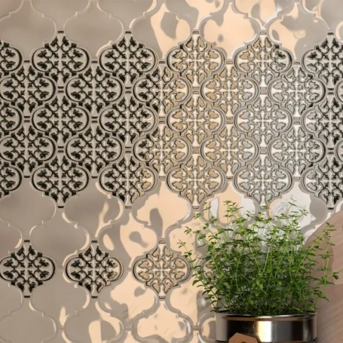 Декор настенный Kerama Marazzi Shiny Pattern 6.5x6.5 см разноцветный KERAMA MARAZZI OSA2665000 Арабески