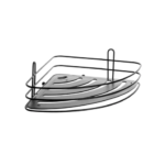 Полка угловая Raindrops Black W7256 1 ярус 20x20x7 см RAINDROPS W7256-1