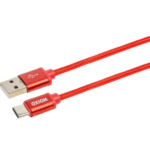 Кабель Oxion USB-Type-C 1.3 м 2 A цвет красный OXION
