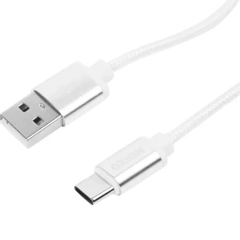 Кабель Oxion USB-Type-C 1.3 м 2 A цвет белый OXION