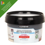 Краска для стен и потолков в кухне и ванной Luxens А 0
