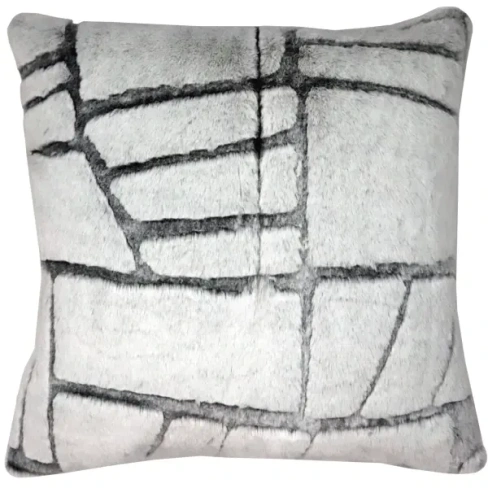 Подушка Stone 45x45 см цвет серый LINEN WAY Дизайнерский Подушка декоративная