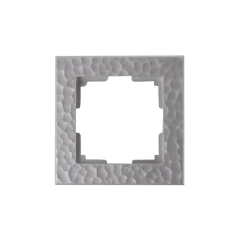 Рамка для розеток и выключателей Werkel Hammer W0012406 1 пост цвет серебряный WERKEL