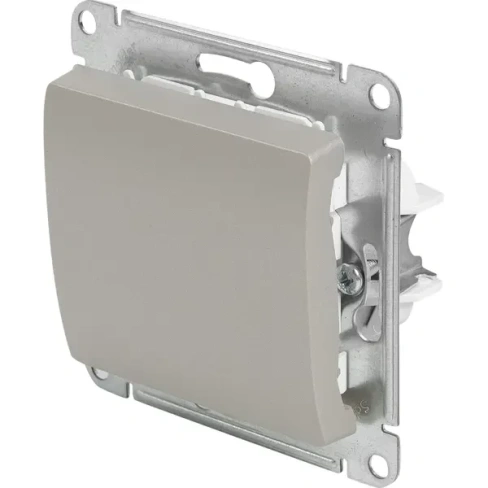 488724882 Переключатель встраиваемый Schneider Electric Glossa СХ6 1 клавиша цвет платиновый SCHNEIDER ELECTRIC