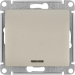 Переключатель встраиваемый Schneider Electric Glossa СХ6А 1 клавиша цвет платиновый SCHNEIDER ELECTRIC