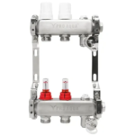 Коллекторная группа ProAqua со встроенными расходомерами 1"х3/4 2 выходов PRO AQUA V500MB.02