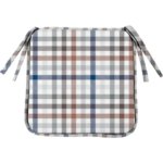 Галета Тартан 38x38 см цвет серый LINEN WAY Галета с завязками Шарм