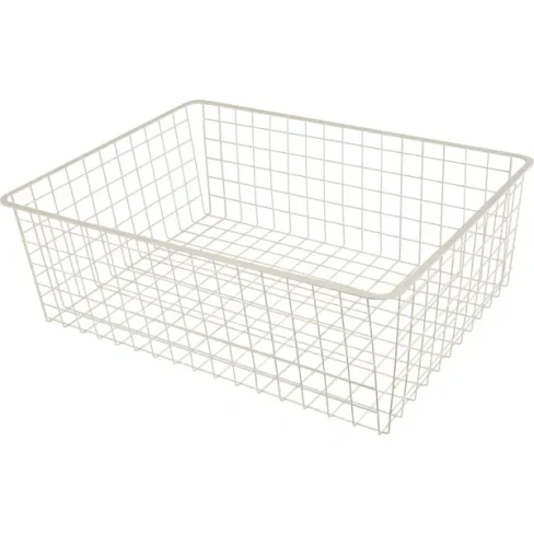 Корзина для стеллажной рамы Larvij 55x41x18 см цвет бежевый LARVIJ