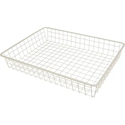 Корзина для стеллажной рамы Larvij 55x41x8 см цвет бежевый LARVIJ